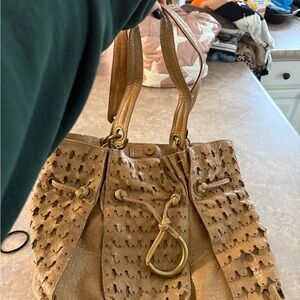 Jessica Simpson Tan Textured Tote